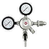 Kegco LH-872N Commercial Grade Dual Gauge Nitrogen Keg Beer Kegerator Regulator