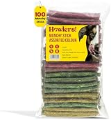 Howlers Assorted Munchy Sticks 12.5cm Pack of 100 - Natural Rawhide Chews view 2