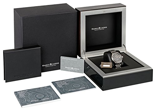 Maurice-Lacroix-Les-Classiques-Automatique-Date-Herren-Armbanduhr-Analog-Automatik-mit-Edelstahl-Band-Zifferblatt-anthrazit-rmisch-LC6027-SS002-310-1