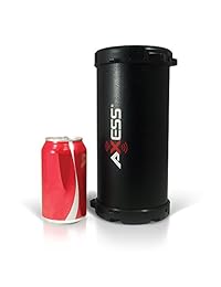 Altavoz portátil Axess con Bluetooth para interiores y exteriores con forma de cilindro Azul