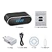 WiFi Hidden Spy Camera Clock UYIKOO, 1080P HD Video Recorder Wireless with Motion Detection/Loop Recording/Realtime Video Covert Nanny Cam for Home Security