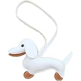 NICIFOAM Leather Dog Bag Charm Dog Lover Charm Keychain for Purse Handbags Bag Accessories