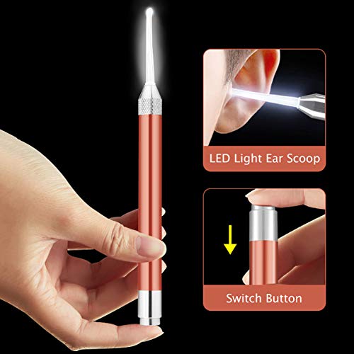 Ear Wax Removal Kit, Ear Cleaner, Portable Automatic Electric Vacuum Ear Wax, Ear Vacuum Cleaner Easy Earwax Remover Soft Prevent Ear-Pick Clean Tools Set, Safe and Comfortable for Adults Kids - Thumbnail 6