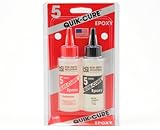 Quik-cure 5min epoxy 4.5oz Bob Smith Ind.