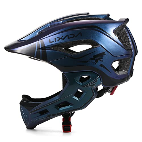 Lixada Children's Cycling Helmet, Removable Children's Bicycle Helmet with Removable Chin for Small Athletes