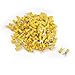 uxcell 12-10 AWG Yellow PVC Sleeve Insulating Fork Terminals Connector 500 Pcs