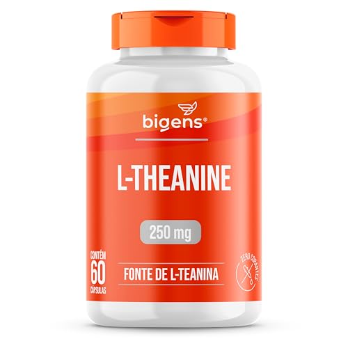 L-Theanine Teanina 250mg, 60 capsulas, Bigens