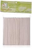 Clean Plus Easy Face Wood Applicator Spatula, Small, 100 Count