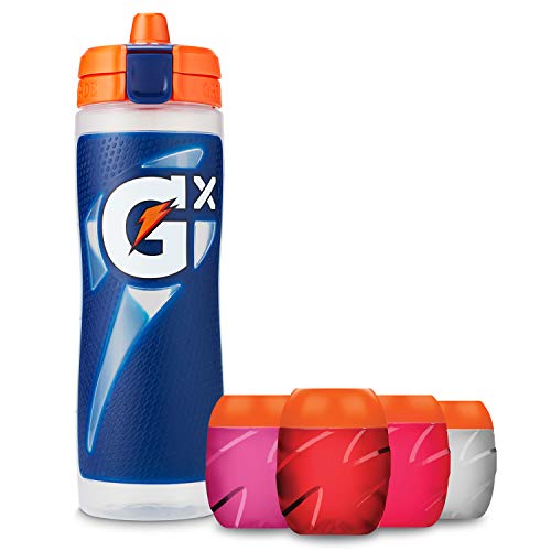 Gatorade GX Pods, 4 Flavor Variety Pack, 3.25oz Pods (16 Pack) with Gatorade 30oz GX Bottle