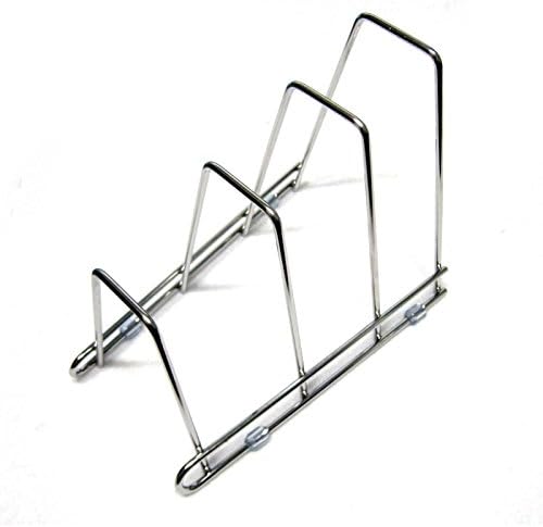 Tof Stainless Frying Pan Storage Rack Pan Organizer Standing Holder Kitchen Rack