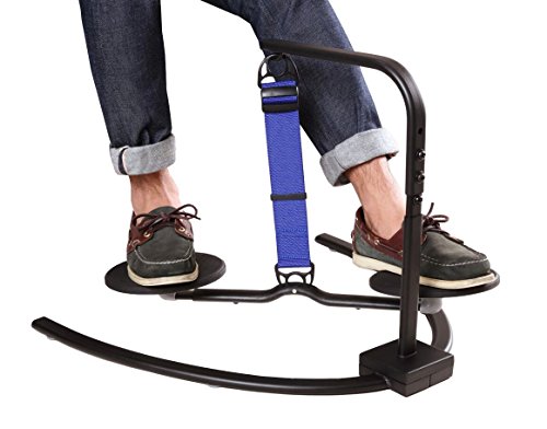 HOVR Portable - Under Desk Leg Swing, Sitting Exercise, Office Workout (Blue)