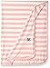 KicKee Pants Baby Essentials Swaddling Blanket Girls, Lotus Stripe, One Size