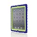 Apple iPad 2 iPad 3 iPad 4 Drop Tech Blue Gumdrop Cases Silicone Rugged Shock Absorbing Protective Dual Layer Cover Case