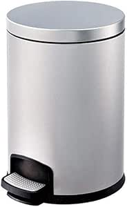 Botes de basura de metal cubierta de reciclaje y papelera for la cocina