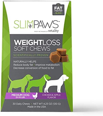 Vetality SlimPaws Weight Loss Soft Chews for Dogs