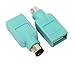 2-Pack RocketBus USB to PS/2 PS2 Adapter for Newer New USB Mouse or Keyboard to Older Old Legacy Computer PS/2 Port