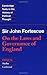 Sir John Fortescue: On the Laws and Governance of England (Cambridge Texts in the History of Political Thought)