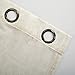 Dreaming Casa Natural Linen Sheer Curtains for Bedroom Solid Semi Sheer Grommet for Living Room 2 Panels 84 inches Long, 52
