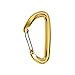 Camp Photon Wire Straight Gate Carabiner - Yellow
