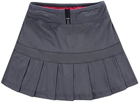 Women's Running Skorts Casual Gym Girl Tennis Skirt with Athletic Shorts