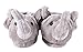 Happy Feet Slippers Elephant Animal Slippers for Adults and Kids, Cozy and Comfortable, As Seen on Shark Tank (Medium)