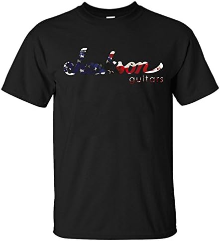 SKKE Men's Jackson Guitars Logo Music Band T-Shiirt black XL