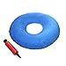 KOVIRA Inflatable Donut Ring Cushion with Pump & Travel Bag - Diameter 38cm/15 inches - Orthopaedic Pillow Seat for Coccyx, Haemorrhoids, Tailbone Pain, Prostate & Sores - for Home, Car, Office