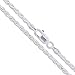 Sterling Silver Diamond-Cut Rope Chain 2.5mm Solid 925 Italy New Necklace 24