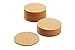 Juvale Set of 24 Cork Bar Drink Coasters - Absorbent and Reusable - Tan - 4-Inches, 1/8-Inch Thick