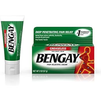 Amazon.com: Bengay Non-Greasy Topical Pain Relief Cream ...