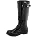 DailyShoes Women's Mid Calf Knee High Hunter Rain Round Toe Rainboots