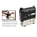 Self-Inking Christmas Rubber Stamp - Santa Signature - Red Ink