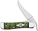 Case Green Curly Maple Russlock Pocket Knife