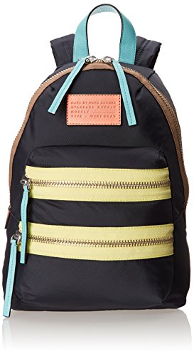 Marc by Marc Jacobs Domo Arigato Mini Packrat Backpack, Black/Atlantic Ocean Multi, One Size