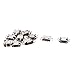 uxcell 10 Pcs USB Type B Standard Micro 5 Pin Female Mount Port, Metal Solder Plug Connector Socket Angle Dip Jack Repair Replacement Parts for SMT Socket Smartphone Accessories