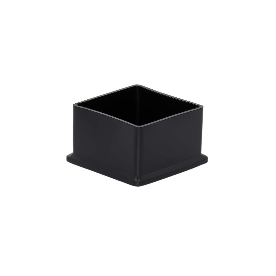 Flyshop 8Pcs Patio Chair Leg Caps Non-Marking PVC Chair Leg Floor Protectors Square Furniture Table Covers 2-3/8 Inches x 2-3/8 Inches, 60mm x 60mm