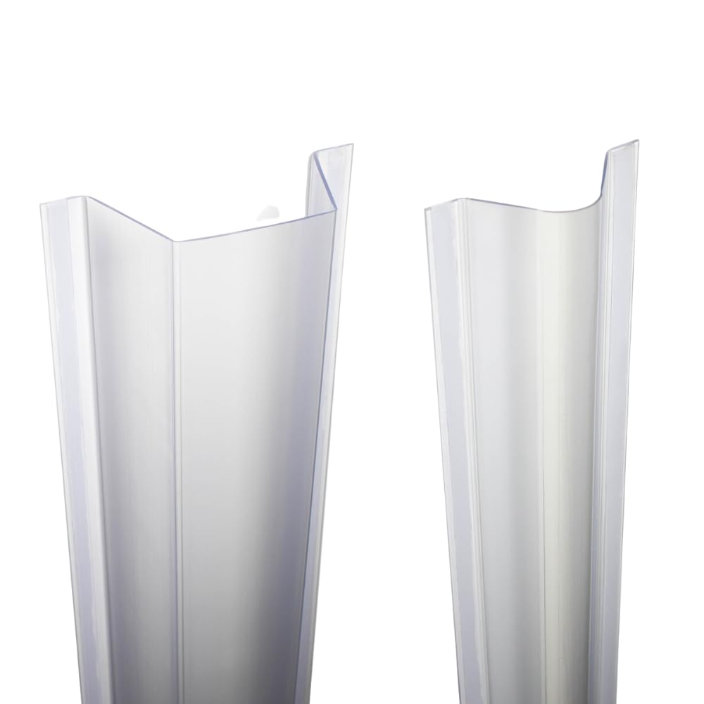 Cardea Solutions British Made Child Safety Door Finger Guard Pack, Covers Hinges at Front & Back of Doors - Clear (Two Pack) - No Tools Required, Prevents Finger Pinch *SUITABLE FOR HOME ONLY, 117cm*