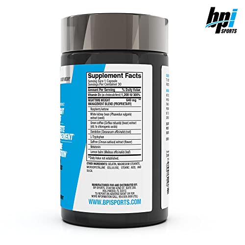 BPI Sports Nite burn Nighttime Fat Burner & Sleep Support Keto