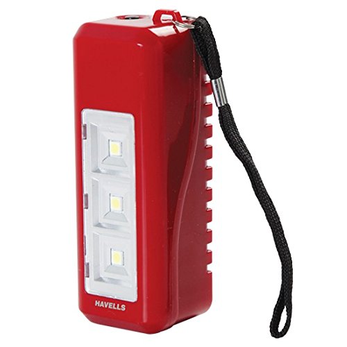 Havells Glanz 1.5-Watt Rechargeable Solar Light (Red)