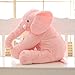 TT Marketing Baby Children's Long Nose Elephant Pillows Soft Plush Stuff Dolls Lumbar Pillow