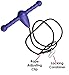 Jungle Gym Kingdom Trapeze Bar Rope Swing and Spin - Blue