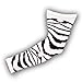 Krazy Kat Safari Tiger Striped Compression Arm Sleeves (sold as a pair)