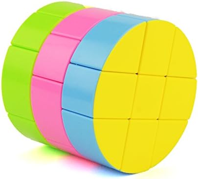 PLUSPOINT Kids Fast Ultra Smooth Sticker-Less Cylindrical Cube