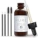Foxbrim Naturals Pure VIRGIN Organic Castor Oil with Wand, Brush Kit - USDA Certified, Hexane-Free - Thicker Eye Lashes & Nourish Hair Nails 2 oz