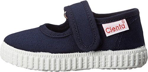 Cienta Mary Jane Sneakers for Girls - Navy Casual Shoes with Adjustable Strap, 29 EU (11 M US Toddler)