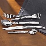 Jean Dubost Laguiole 6-Piece Steak Knives -Pearlized Ivory