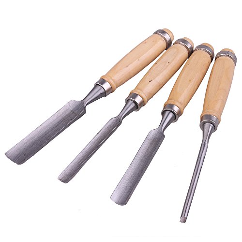 4Pcs Carpenter Carving Firmer Gouge Wood Chisel Woodworking Tool Carpentry Tools