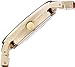 Anne Klein Women's AK/1408CHTO Premium Crystal-Accented Gold-Tone Watch with Tortoise Resin Bangle