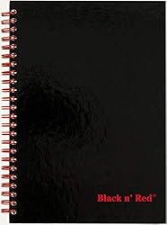 Black n' Red Twin Spiral Hardcover