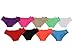 ToBeInStyle Women's 6 Pack Laser Cut Brazilian Style Tanga Panty